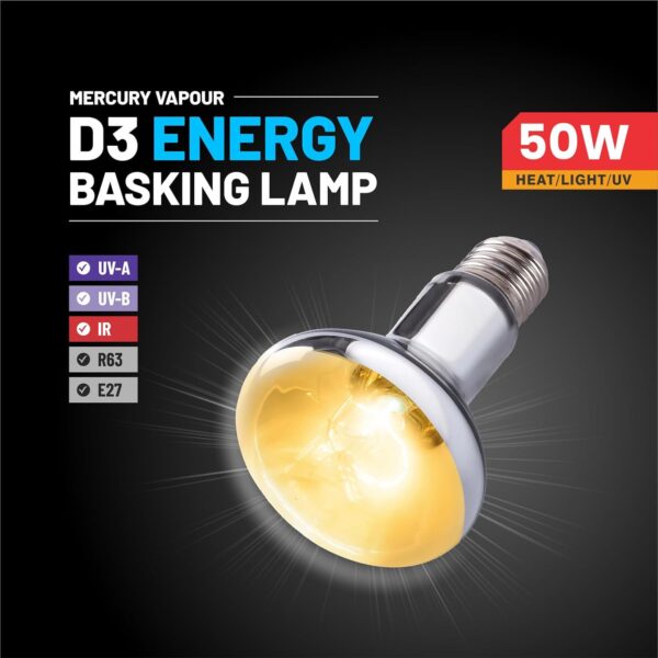 D3 Energy Basking Lamp 50w - Image 7