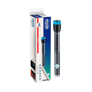 Aquanature Eco Heat Adjustable Submersible Aquarium Heating Rod with Thick Explosion Proof Quartz Tube Equipped with Anti-Collison Sleeve for Fresh & Saltwater Aquariums