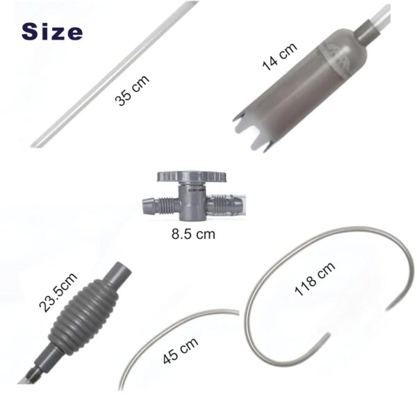 Siphon Pipe Vacuum Gravel Cleaner - Image 3